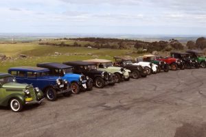 Mannum line-up, 1935 to 1917 Dodge Brothers cars