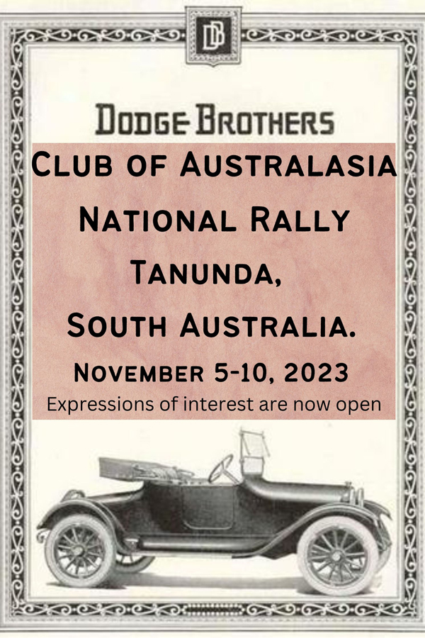 Club of Australasia National Rally - 1